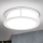 Candeeiro de exterior HENRY 2xE27/15W/230V Ø 30 cm IP44 branco