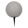 Candeeiro de exterior KULA 1xE27/60W/230V Ø 30 cm IP44 cinzento