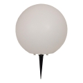 Candeeiro de exterior KULA 1xE27/60W/230V Ø 35 cm IP44 branco