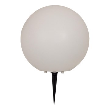 Candeeiro de exterior KULA 1xE27/60W/230V Ø 35 cm IP44 branco