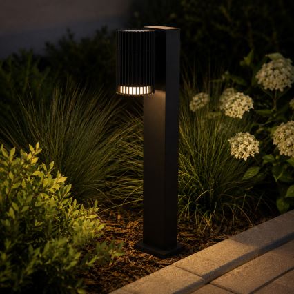 Candeeiro de exterior LANTHEA 1xGU10/11W/230V IP44 50 cm preto