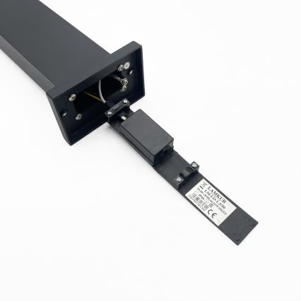 Candeeiro de exterior LANTHEA 1xGU10/11W/230V IP44 50 cm preto