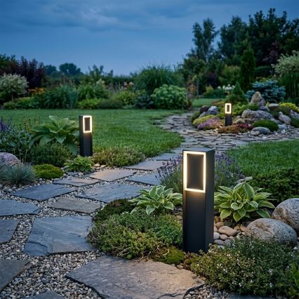 Candeeiro de exterior LED MODO, 4,8W/230V, 4000K, IP44, 30 cm, preto