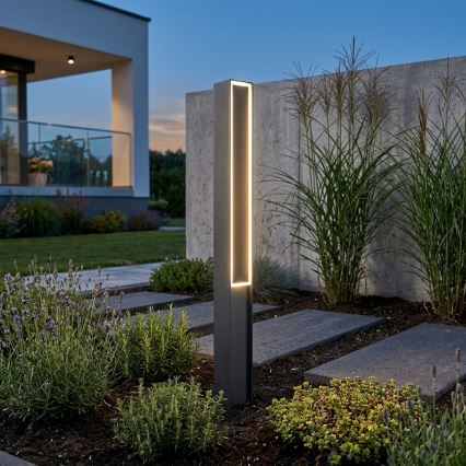 Candeeiro de exterior LED MODO LED/23,4W/230V 4000K IP44 80 cm preto