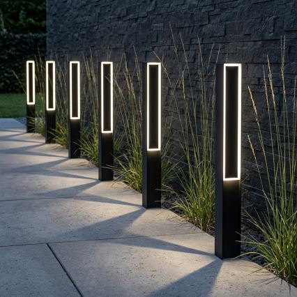 Candeeiro de exterior LED MODO LED/23,4W/230V 4000K IP44 80 cm preto