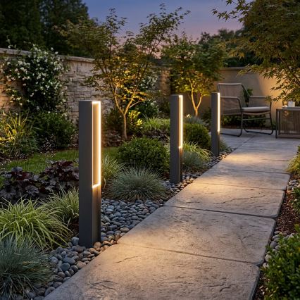 Candeeiro de exterior LED MODO LED/23,4W/230V 4000K IP44 80 cm preto