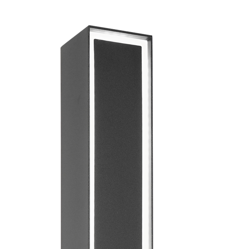 Candeeiro de exterior LED MODO LED/23,4W/230V 4000K IP44 80 cm preto