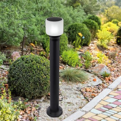 Candeeiro de exterior MADRID 1xE27/12W/230V 80 cm IP44 preto