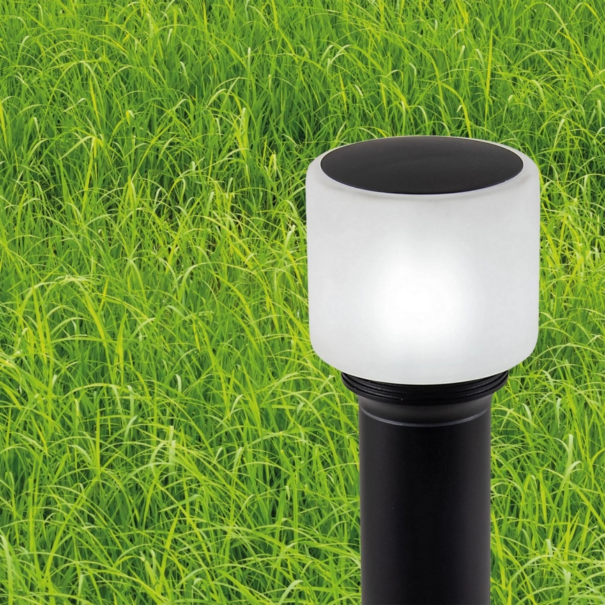 Candeeiro de exterior MADRID 1xE27/12W/230V 80 cm IP44 preto