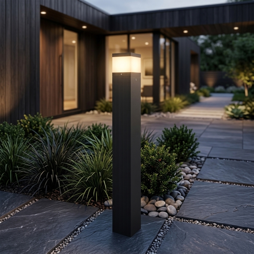 Candeeiro de exterior VESPER 1xG9/5W/230V IP44 80 cm preto