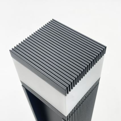 Candeeiro de exterior VESPER 1xG9/5W/230V IP44 80 cm preto