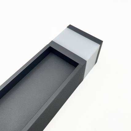 Candeeiro de exterior VESPER 1xG9/5W/230V IP44 80 cm preto