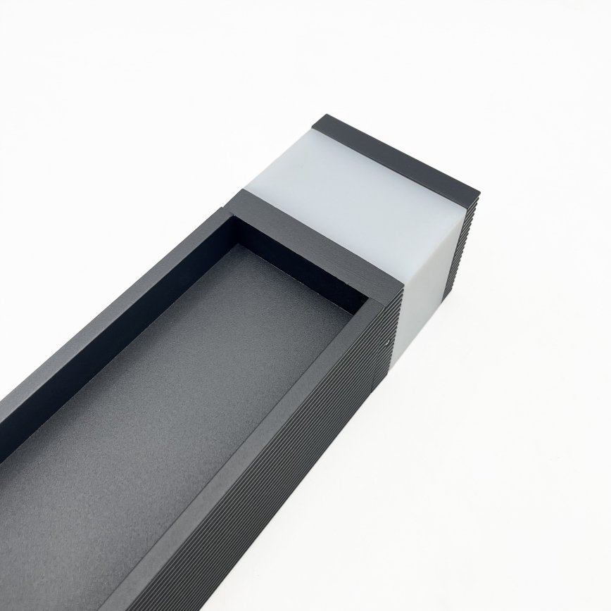 Candeeiro de exterior VESPER 1xG9/5W/230V IP44 80 cm preto