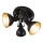 Candeeiro de focos 3xE14/40W/230V preto