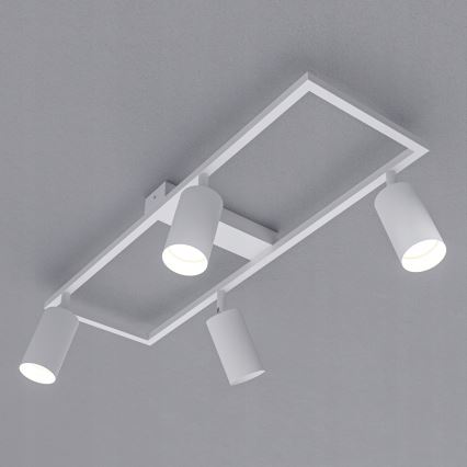 Candeeiro de focos 4x GU10/30W/230V branco