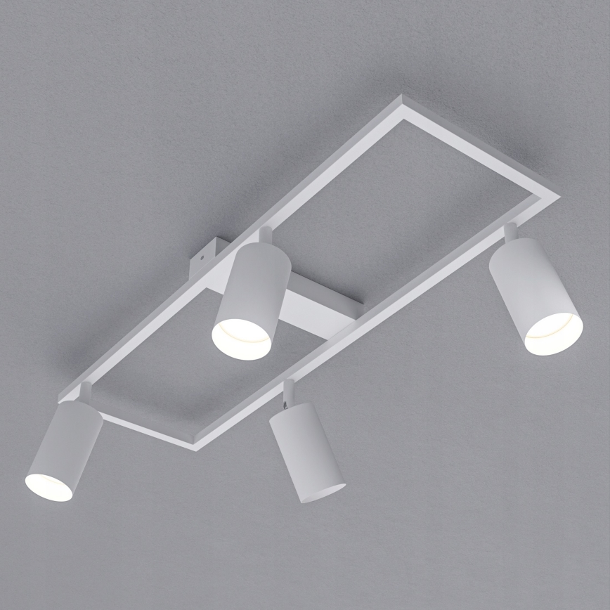 Candeeiro de focos 4x GU10/30W/230V branco