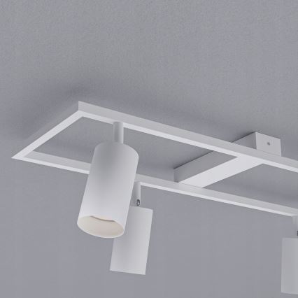 Candeeiro de focos 4x GU10/30W/230V branco