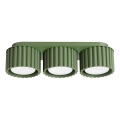 Candeeiro de focos AURA 3xGX53/10W/230V verde
