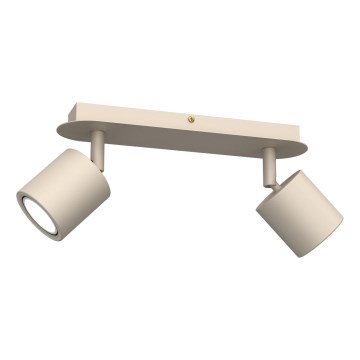 Candeeiro de focos DEMIA 2xGU10/8W/230V bege