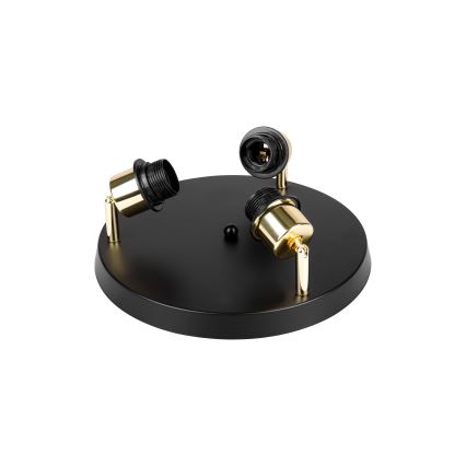 Candeeiro de focos ELEN 3xE27/35W/230V preto/dourado