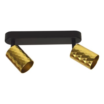 Candeeiro de focos FAMA 2xGU10/30W/230V dourado/preto