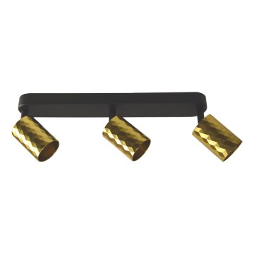 Candeeiro de focos FAMA 3x GU10/30W/230V dourado/preto