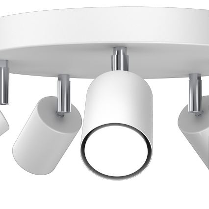 Candeeiro de focos FUN 5xGU10/8W/230V branco