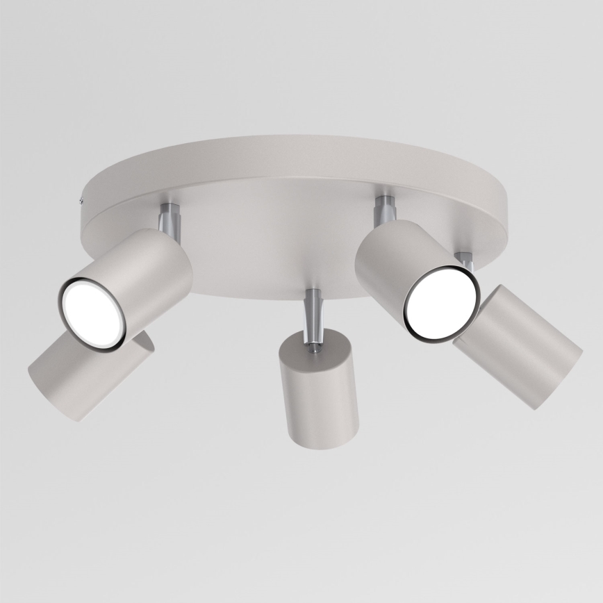 Candeeiro de focos FUN 5xGU10/8W/230V, cinzento