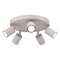Candeeiro de focos FUN 5xGU10/8W/230V, cor creme