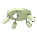 Candeeiro de focos FUN 5xGU10/8W/230V verde