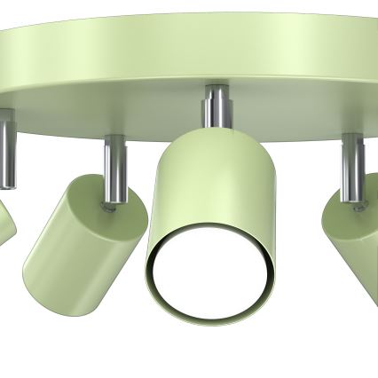Candeeiro de focos FUN 5xGU10/8W/230V verde