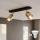 Candeeiro de focos LED TOP 2xGU10/10W/230V preto/dourado