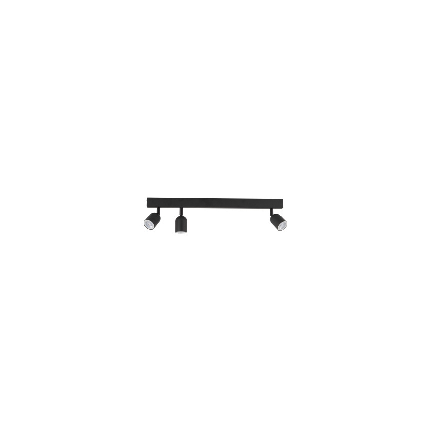 Candeeiro de focos LED TOP 3xGU10/10W/230V, preto