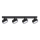 Candeeiro de focos LUNVIGO 4xGX53/35W/230V preto