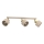 Candeeiro de focos PARKLA 3xE27/15W/230V bege/dourado
