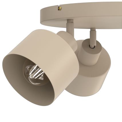 Candeeiro de focos PARKLA 3xE27/15W/230V bege