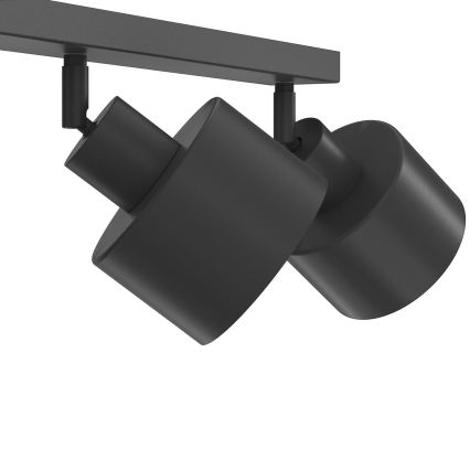 Candeeiro de focos PARKLA 3xE27/15W/230V preto