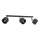 Candeeiro de focos PARKLA 3xE27/15W/230V preto