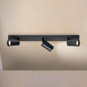 Candeeiro de focos SEAN 3xGU10/13W/230V preto