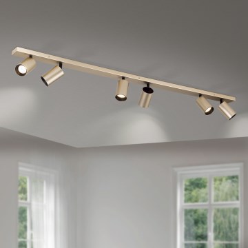 Candeeiro de focos SEAN 6xGU10/13W/230V dourado