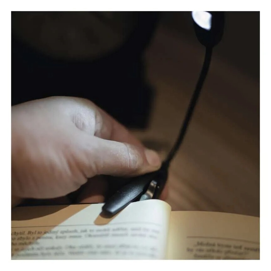 Candeeiro de leitura LED/1xAAA