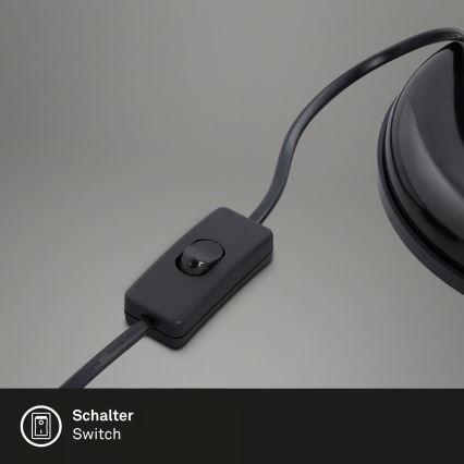 Candeeiro de mesa 1xE14/25W/230V preto