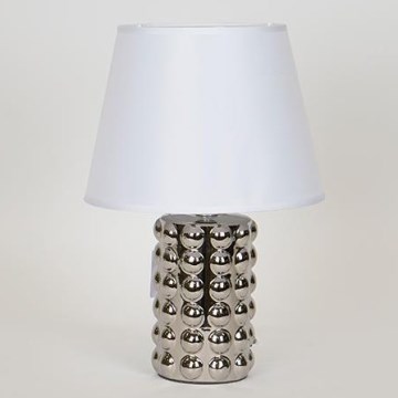 Candeeiro de mesa 1xE14/40W/230V branco/cromado brilhante