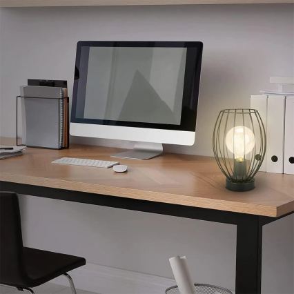 Candeeiro de mesa 1xE27/25W/230V preto