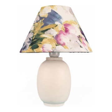 Candeeiro de mesa 1xE27/40W/230V branco/colorido