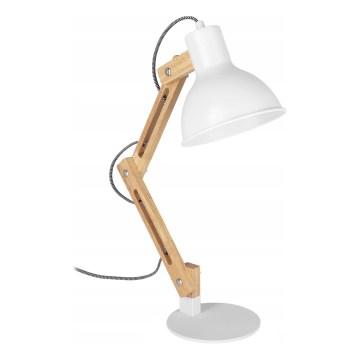 Candeeiro de mesa 1xE27/40W/230V branco