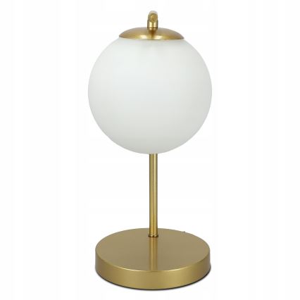 Candeeiro de mesa 1xE27/40W/230V dourado/branco
