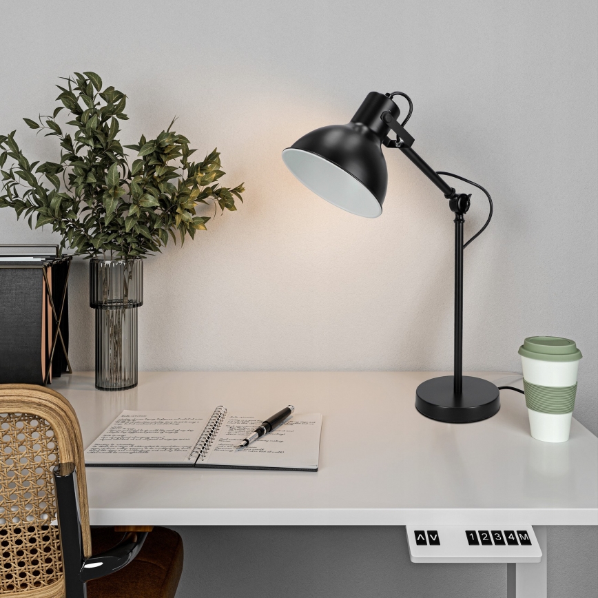 Candeeiro de mesa 1xE27/40W/230V preto