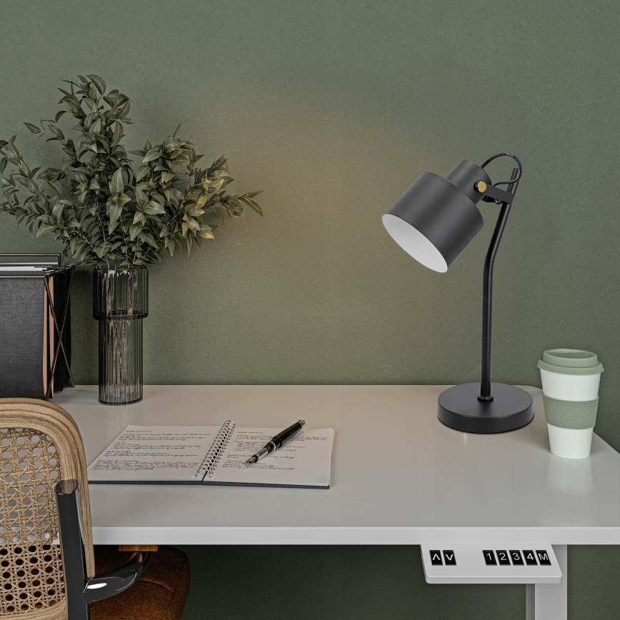 Candeeiro de mesa 1xE27/40W/230V preto