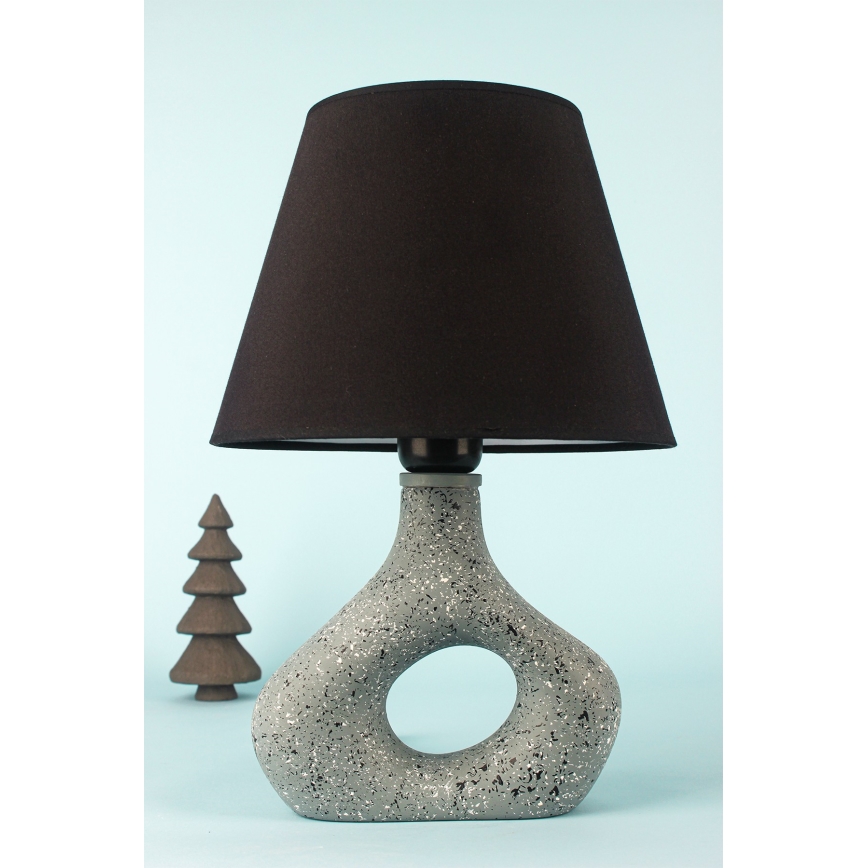 Candeeiro de mesa 1xE27/40W/230V preto/verde